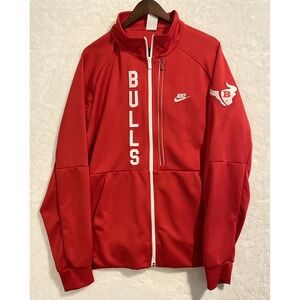 Nike Bulls Jacket N98 Tribute Custom 2XL Red Zip Up  DA0003-657